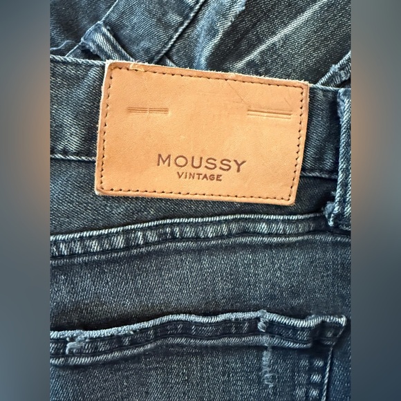 MOUSSY Vintage Dark Gray Wash Jeans Size 30 - Picture 2 of 12